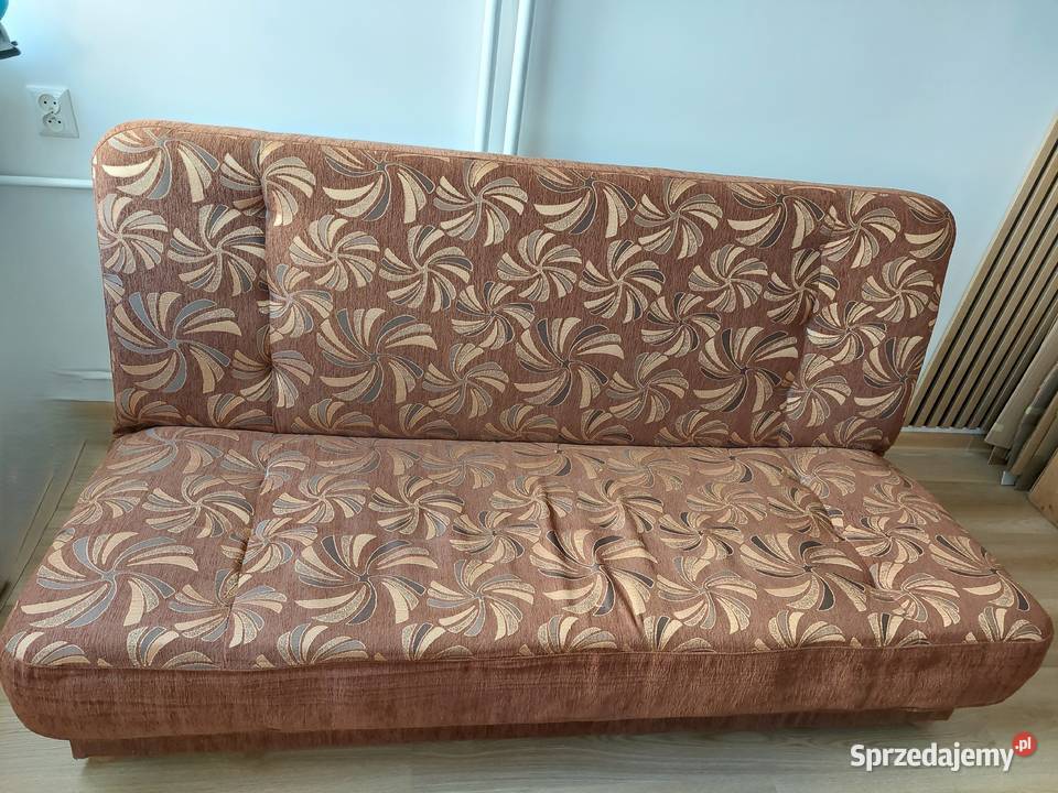 Wersalka rozkładana wzór retro geometryczny 90cm Wrocław