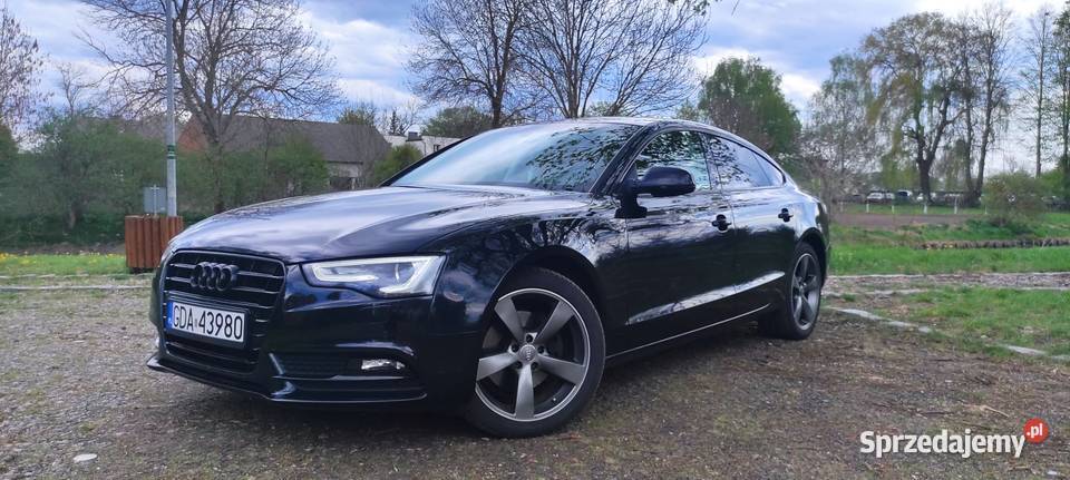 BLACK A5 SPORTBACK 20 TDI 190 BIXENON RADAR 2 pomorskie Suchy Dąb sprzedam