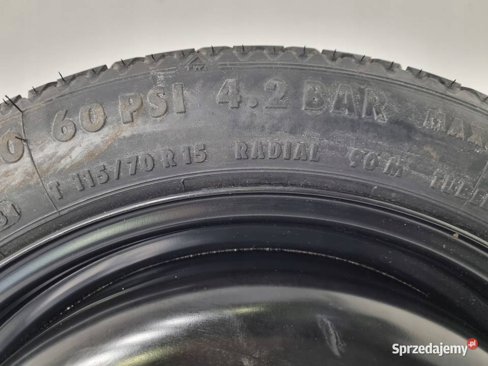 KOŁO ZAPASOWE DOJAZDOWE 11570 R15 Volvo S70 V70 Chełm sprzedam