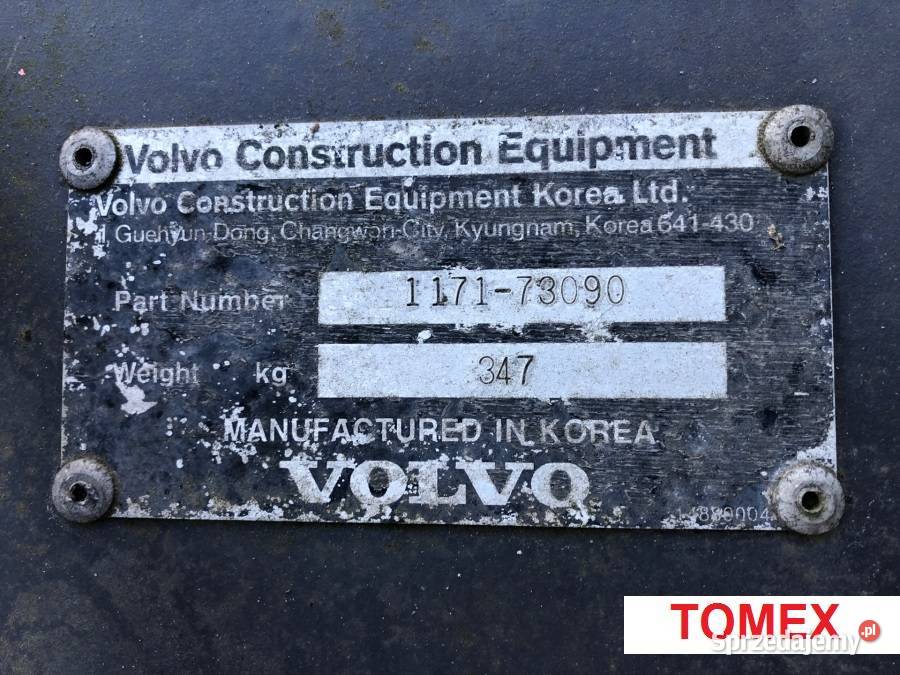 Szybkozłącze koparki Volvo nie Starogard Gdański