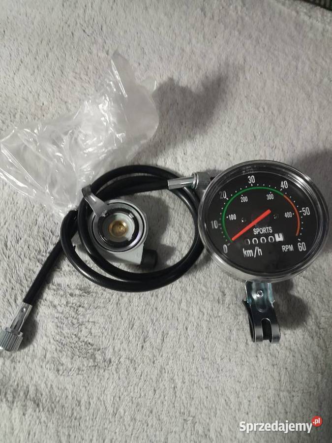 Licznik prędkościomierz rowerowy na linke Części i akcesoria Konstantki