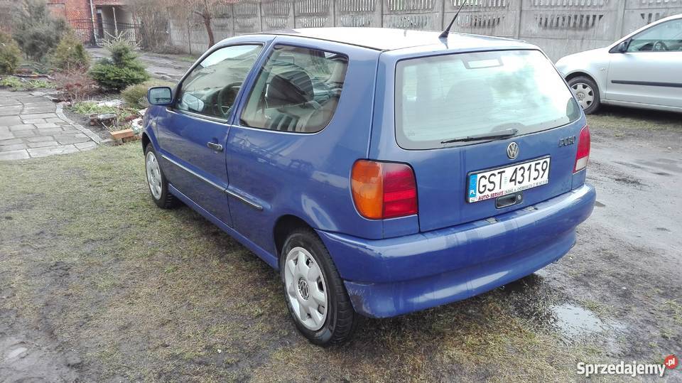 VW Polo 19 D zadbany niebieski Polo pomorskie Starogard Gdański