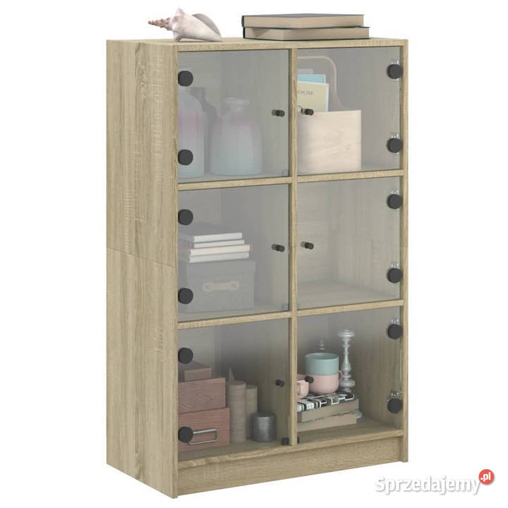 Szafka z drzwiczkami dąb sonoma 68x37x109 Warszawa sprzedam