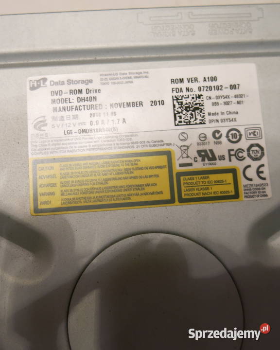 Czytnik DVD Hitachi LG DH4ON Oczywiście używany