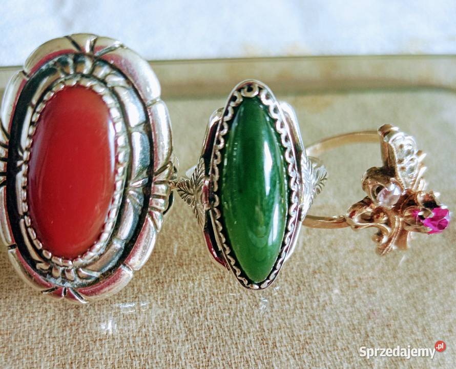 Warmet Orno pierścionki wisiorek srebro