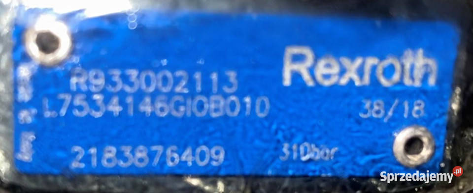 Pompa Rexroth R933002113 L7534146GIOB010 Jastrzębniki