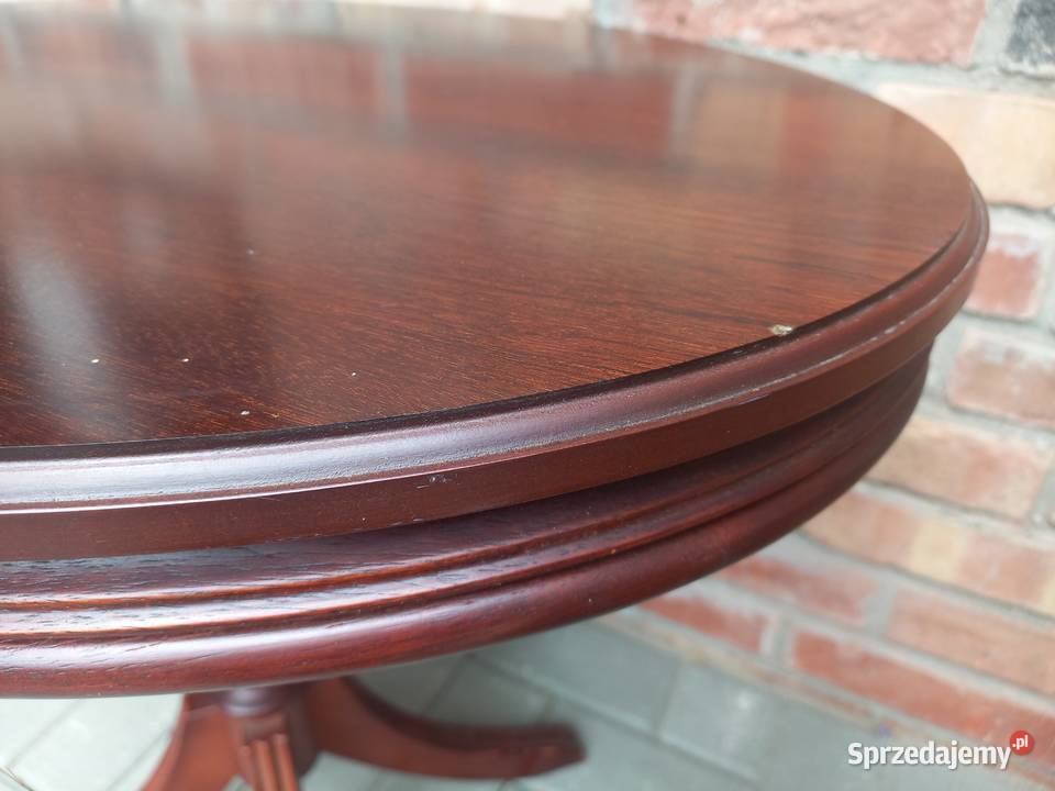 Stolik kawowy owalny stylowy 601