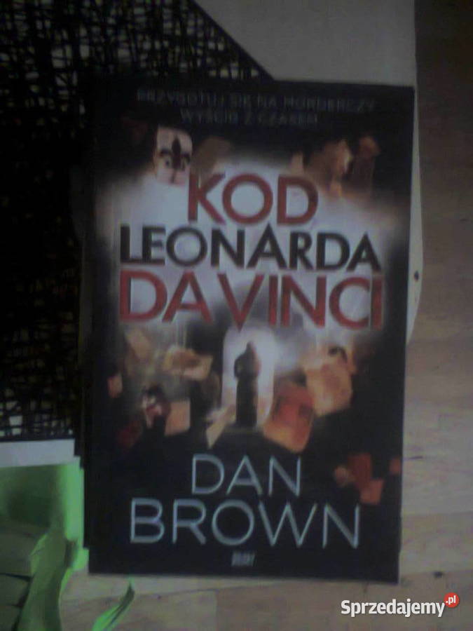 KOD LEONARDA DA VINCI DAN BROWN miękka Kultura i Rozrywka mazowieckie sprzedam