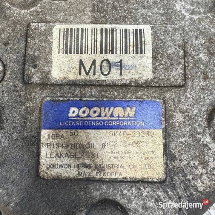 Kompresor Sprężarka klimatyzacji Kia Sportage 2 Barłogi