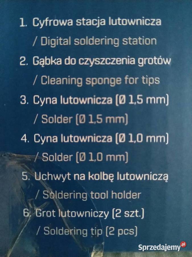 NAJTANIEJ Cyfrowa Stacja Lutownicza 450st 48W Zabrze