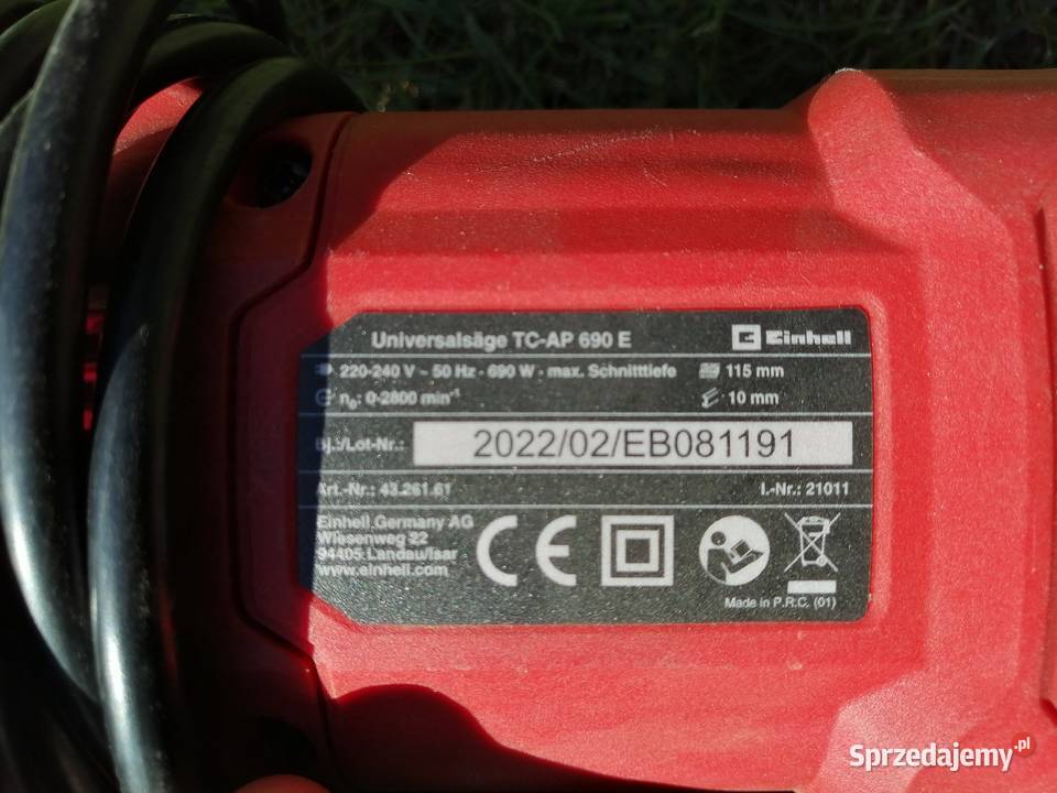 Piła szablasta lisica Einhell Budy Łańcuckie