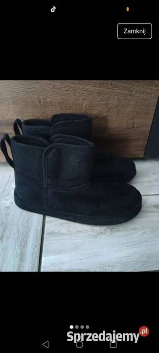 Buty damskie czarne zimowz 39 Krosno