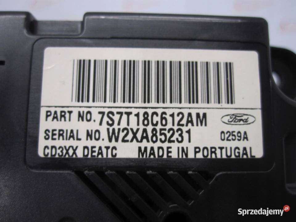 FORD MONDEO MK4 IV 10r panel klimatyzacji