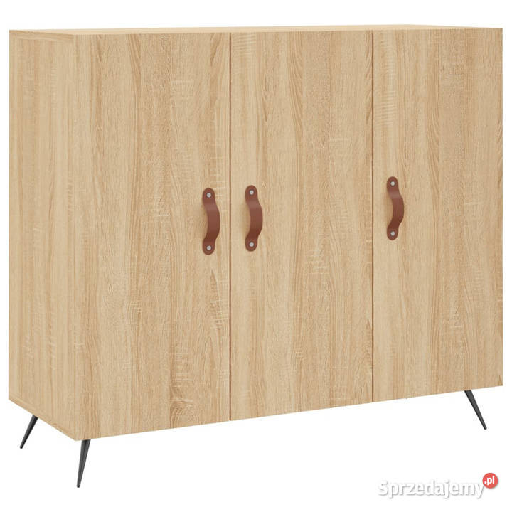 Szafka dąb sonoma 90x34x80 materiał