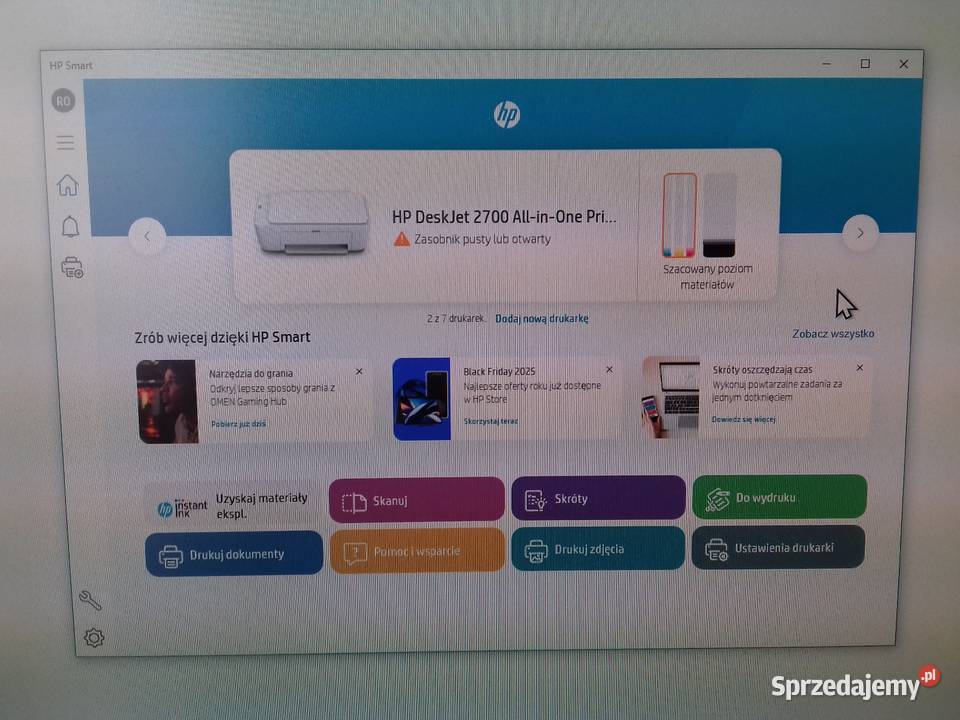 DrukarkaScaner HP DeskJet 2710 HP Smart WiFi USB Bydgoszcz