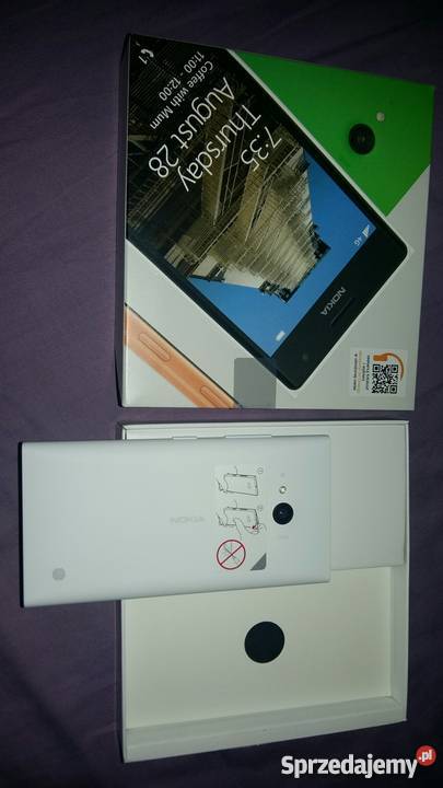 Sprzedam NOKIA LUMIA 735 biała Slot kart pamięci Pruszków