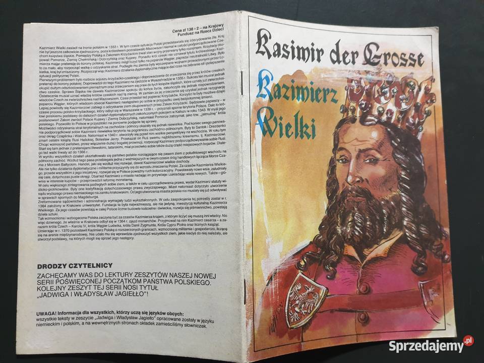 Kazimierz Wielki Kasimir der Grosse komiks Gdynia