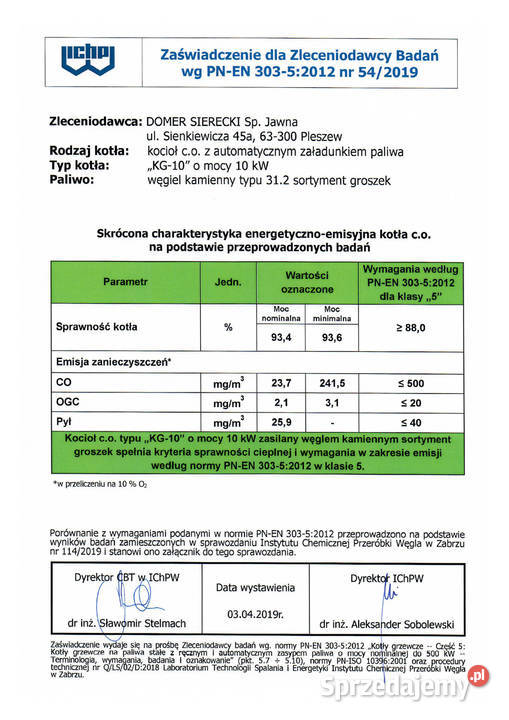 Kocioł piec co na ekogroszek 30kw z podajnikiem Ogrzewanie wielkopolskie Pleszew