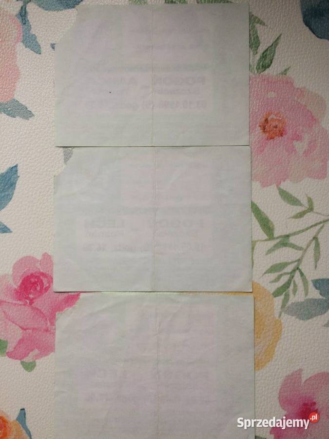 1163 Bilety Pogoni Szczecin 1998 R Antyki, Sztuka, Kolekcje