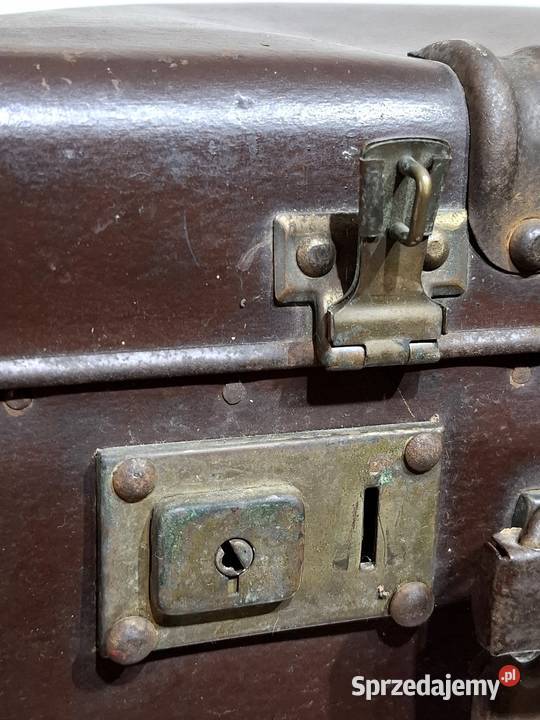 Walizka retro zabytkowa kłódka Komar sprzedam