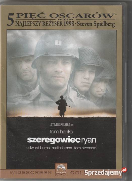 Szeregowiec Ryan Tom Hanks DVD Pruszków