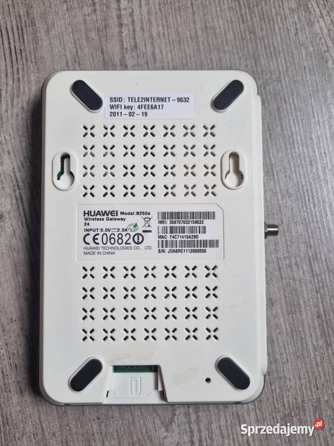 Router GSMSIM Huawei B260a Solnica