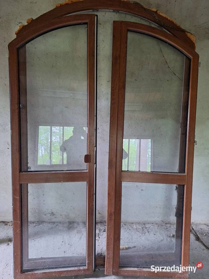 Drzwi tarasowe podwójne 146x230 Nisko sprzedam