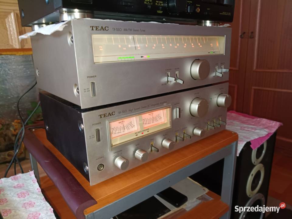 Piękny zestaw zmacniacz radio Vintage TEAC Audio Chorzelów