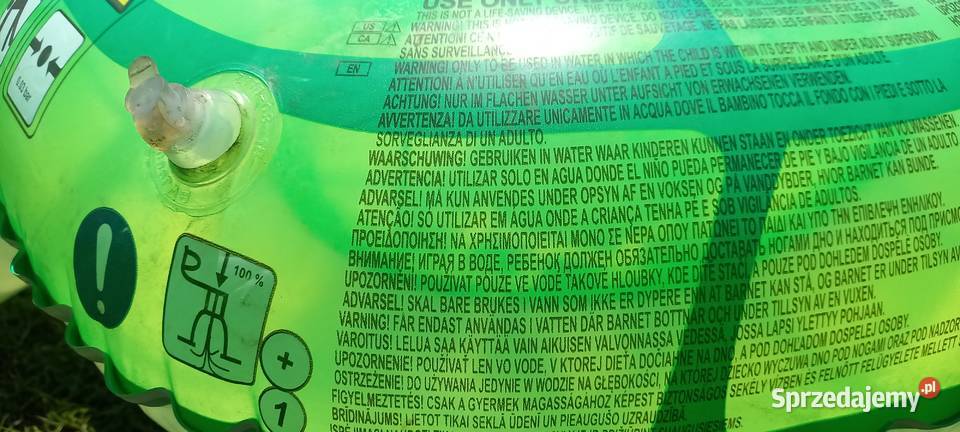 Dmuchany żółw materac zabawka do pływania mazowieckie Małkinia Górna