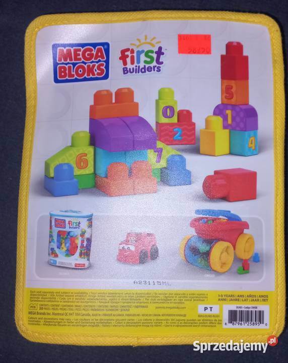Mega Bloks First Builders Fisher Budowlane