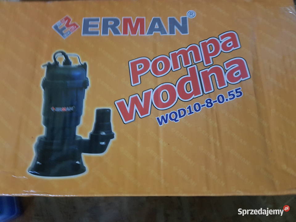 Pompa do wody ERMAN bez pływaka 3100 wat wielkopolskie Głogowa