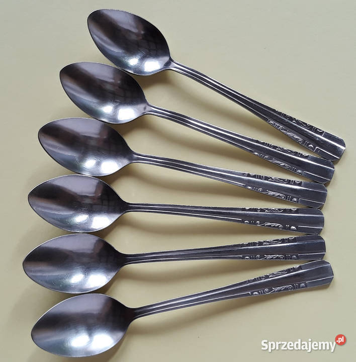 Łyżeczki do herbaty SATURN sztućce PRL Dąbrowa Górnicza