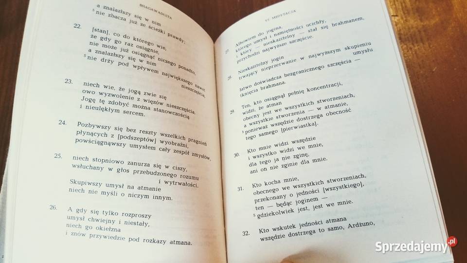 Bhagawadgita czyli Pieśń Pana przekł Joanna Gdańsk sprzedam