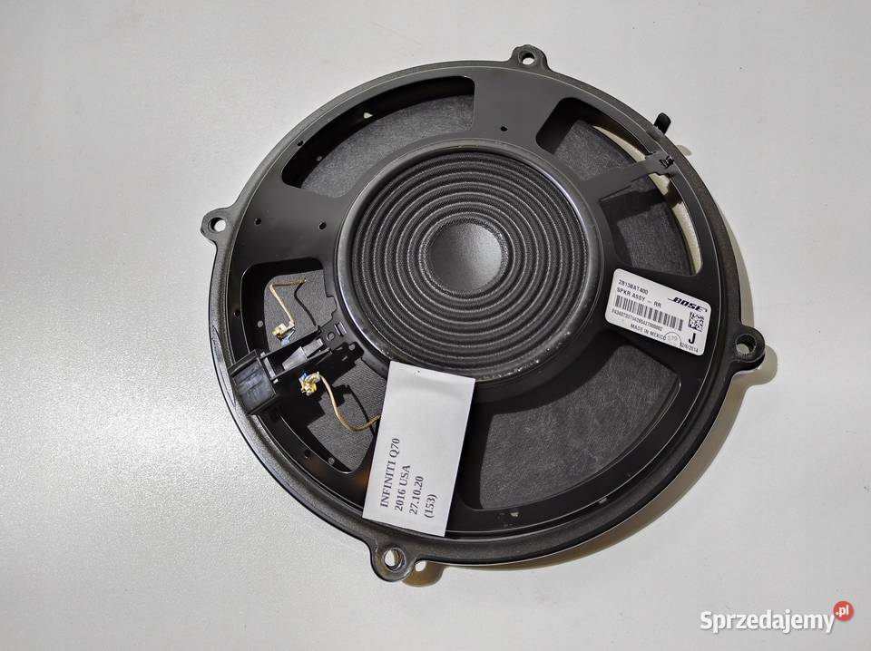 GŁOŚNIK SUBWOFER BOSE INFINITI Q70 M35 M37 M56 osobowe Nowy Tomyśl