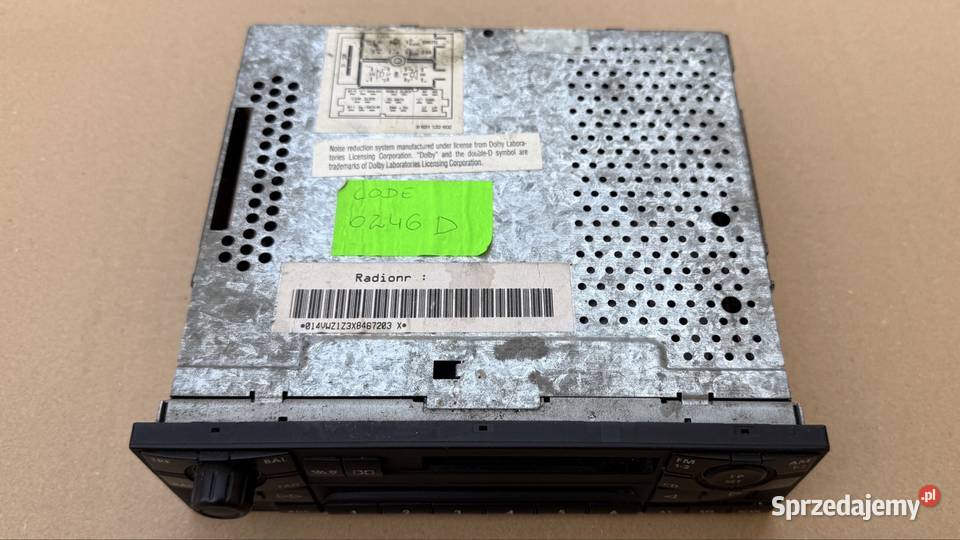 Radio VW Gamma radioodtwarzacz kaseta Volkswagen Radioodtwarzacze Radom sprzedam