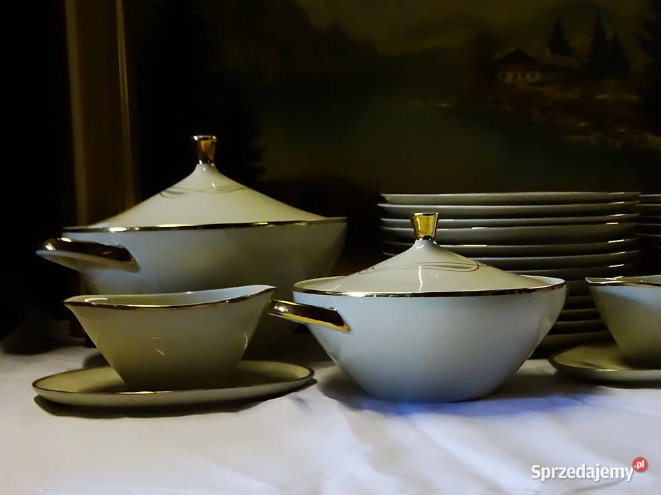 Zestaw porcelany stołowej Frankenhammer Floss lubelskie Biłgoraj
