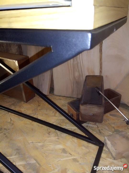 Konsola Art Loft Industrial styl Meta i Drewno podlaskie