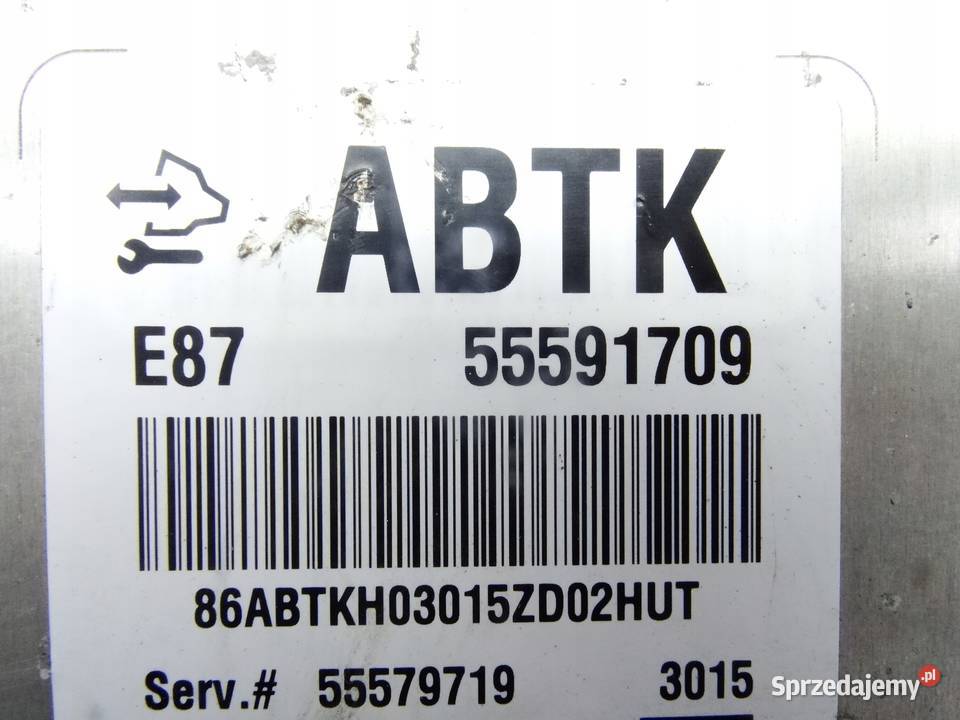OPEL MOKKA 17 STEROWNIK SILNIKA 55591709 ABTK Przemęt