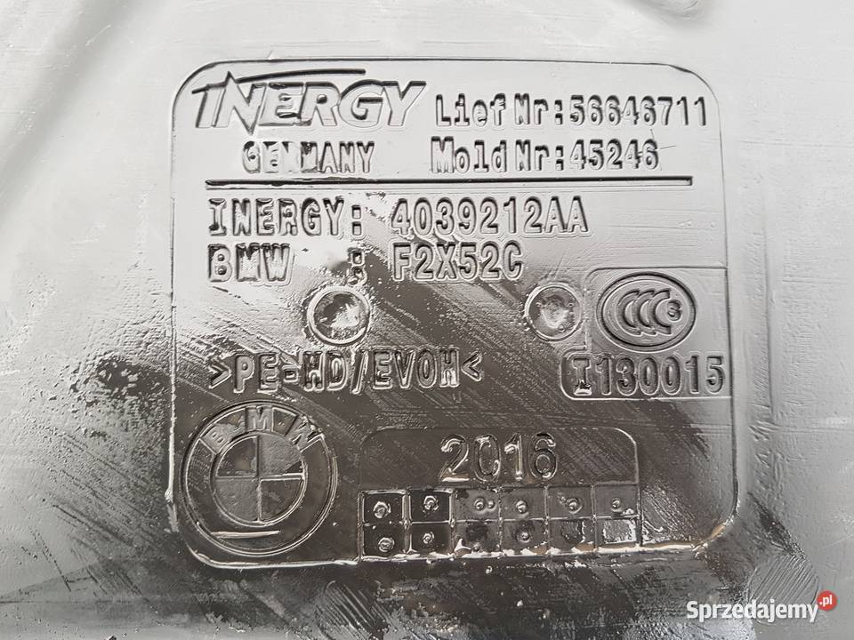 BMW 1 120 F20 LIFT zbiornik paliwa benzyny pompa Legnica sprzedam