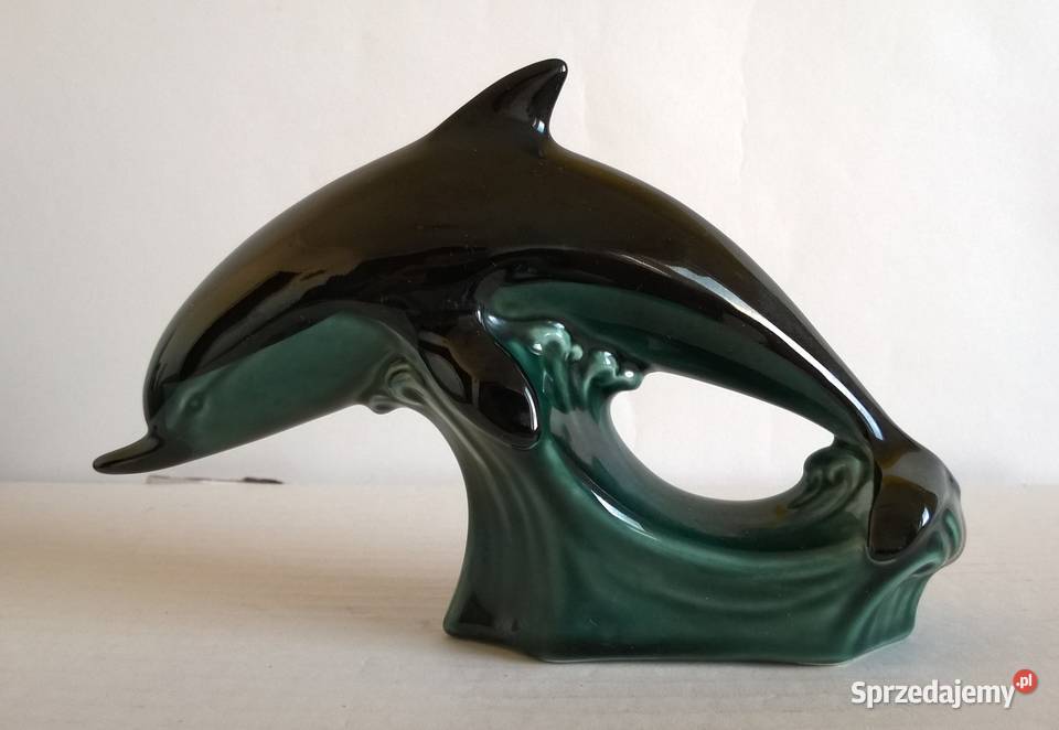 Figurka Porcelanowa Porcelana Delfin Poole Radom