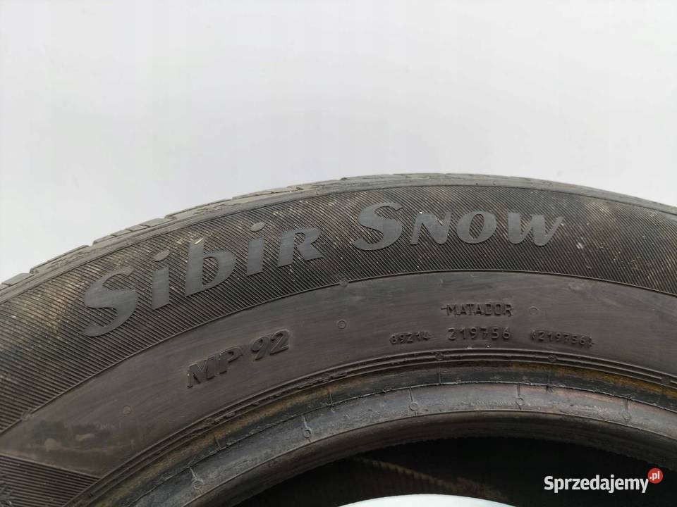 2x OPONA ZIMOWA MATADOR SIBIR SNOW 19565R15 3714 zima