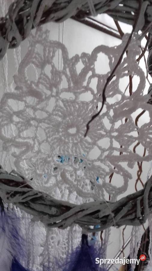 MAŁE ŁAPACZE SNÓW moje autorskie rękodzieło biały wielkopolskie Piła sprzedam