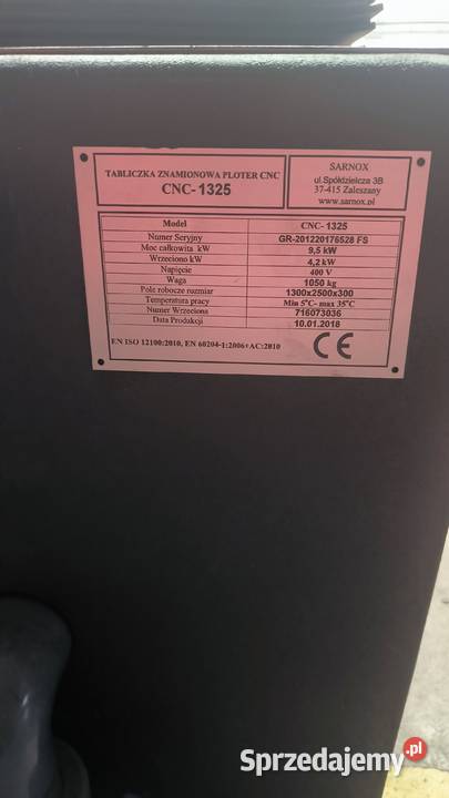 ploter frezarka CNC nóż oscylacyjny Łódź