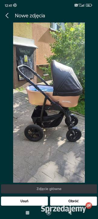 Dwa wózki verdi sonic plus pro 3w1 i Baobao Lublin