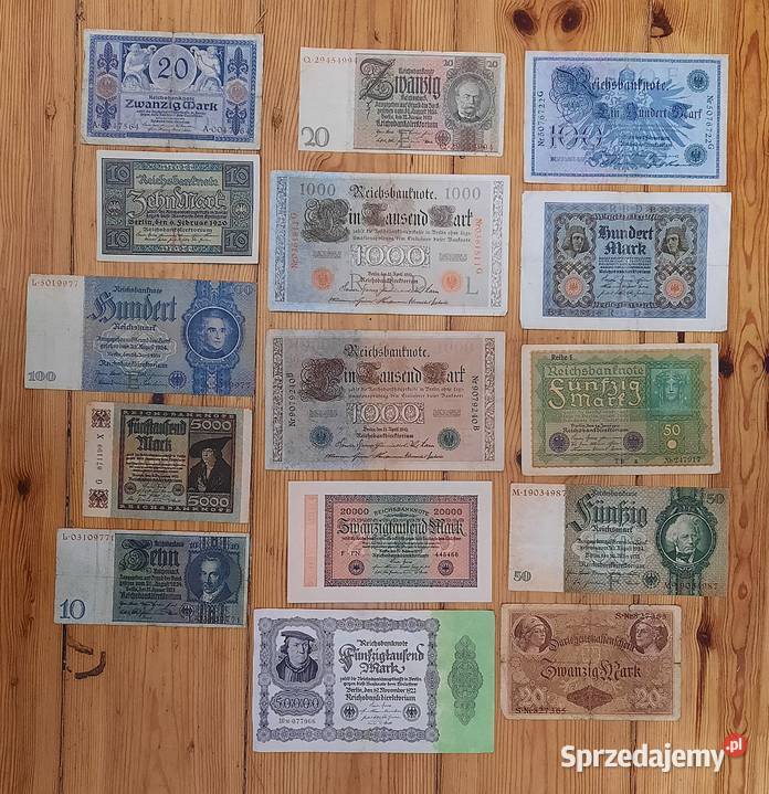 Zestaw Starych Banknotów N3