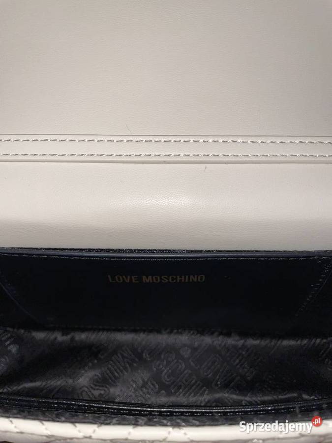 Love Moschino Smart Daily kremowa torebka biały Ząbki