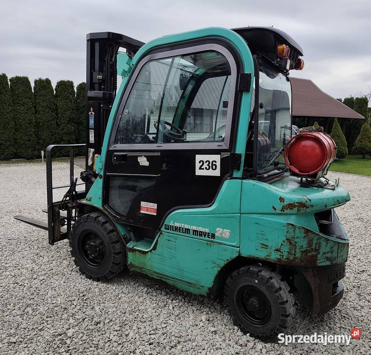 Wózek widłowy 25 tony triplex Mitsubishi mazowieckie Rzeczniów