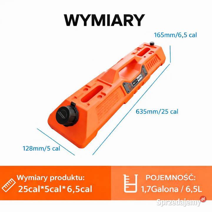 Kanister 65l off road quad terenówka kemping atv Zambrów sprzedam