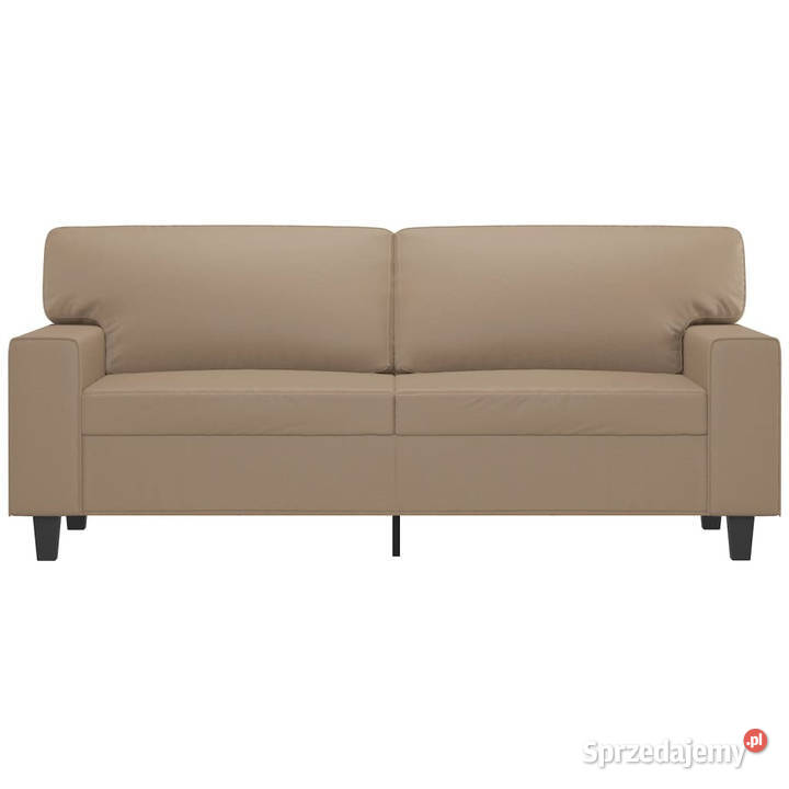 2osobowa sofa kolor cappuccino 140 sztuczna