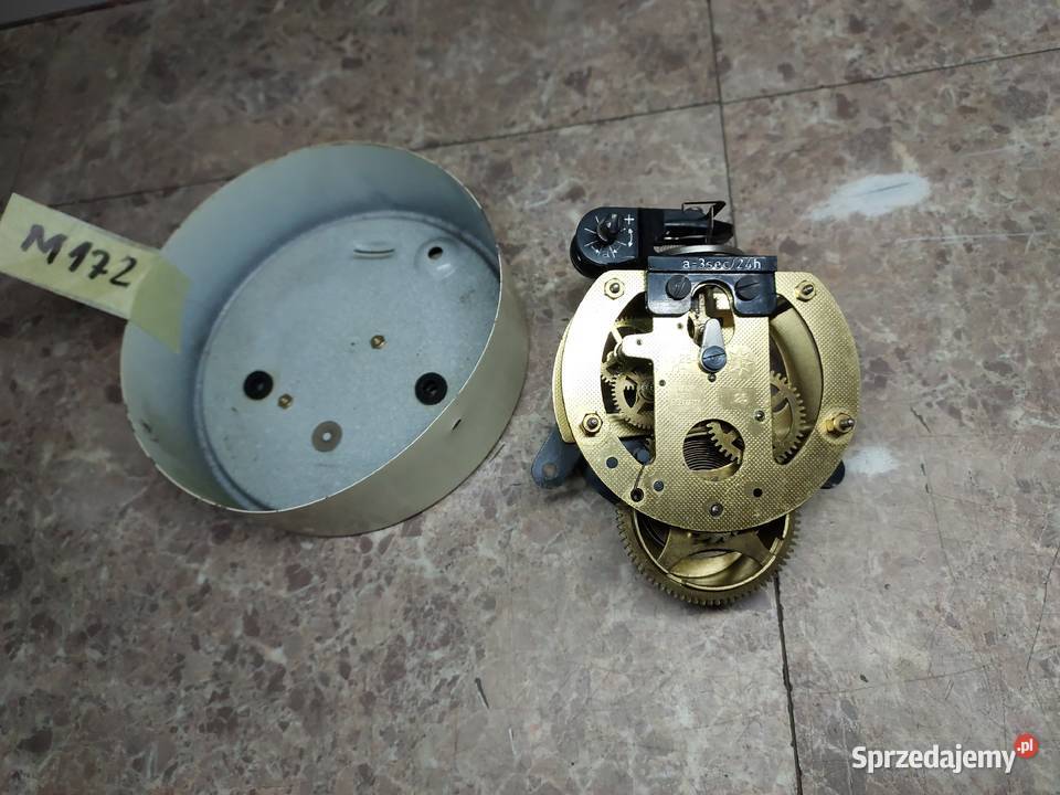 M172 Mechanizm starego zegara chodzik balansowy Tczew